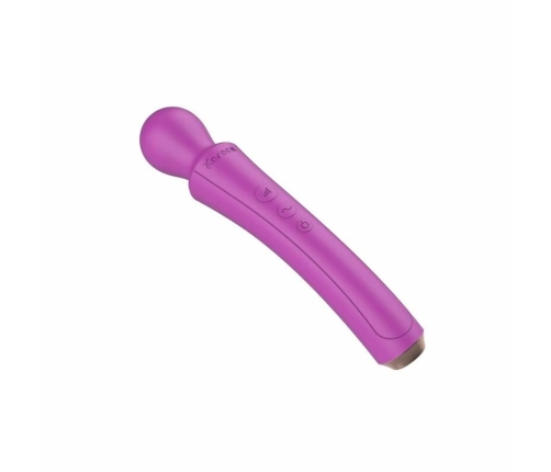 XOCOON Curved Wand Rechargeable Massage Device Fuchsia Ergonomic Design