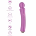 XOCOON Curved Wand Rechargeable Massage Device Fuchsia Ergonomic Design