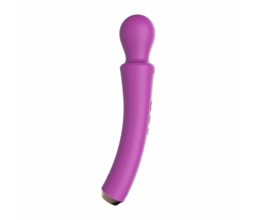 XOCOON Curved Wand Rechargeable Massage Device Fuchsia Ergonomic Design