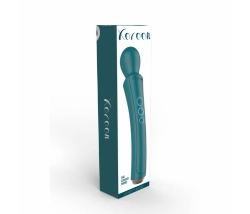 XOCOON Curved Wand Green - Rechargeable Ergonomic Massage Device