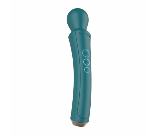 XOCOON Curved Wand Green - Rechargeable Ergonomic Massage Device