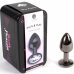 Secretplay Gunmetal Intimate Metal Plug Small 7cm Decorative Base