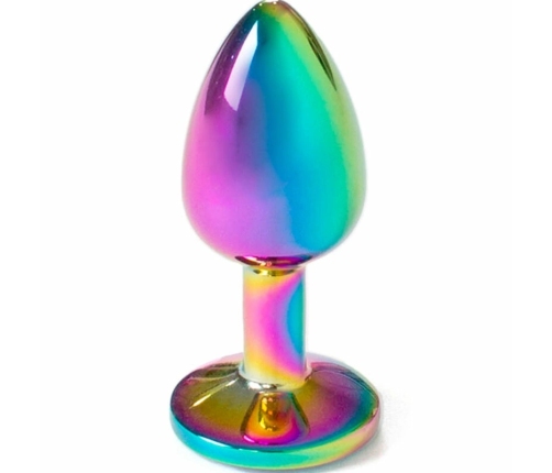 Secret Play Metal Plug Rainbow Small 7cm - Compact Aluminum Jewel Base