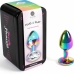 Secret Play Metal Plug Rainbow Small 7cm - Compact Aluminum Jewel Base