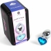 SecretPlay Metal Plug Blue Heart Small 7cm - Aluminum Intimate Accessory