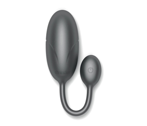 ONINDER Tokyo Black Vibrating Egg 7.5x3.2cm App-Controlled, Waterproof