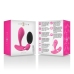 Intense Shelly Remote-Controlled Silicone Plug Pink, Waterproof, Unisex