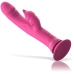 Intense Julio Dual Motor Pink Silicone Rabbit Massager 24cm Waterproof