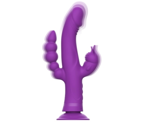 Intense Casanova Triple Motor Silicone System, Purple, 11cm, Waterproof