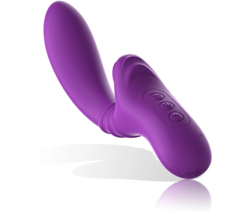 Intense Harry Flexible Personal Massager with Vibrating Tongue - Purple