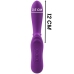 Intense Harry Flexible Personal Massager with Vibrating Tongue - Purple