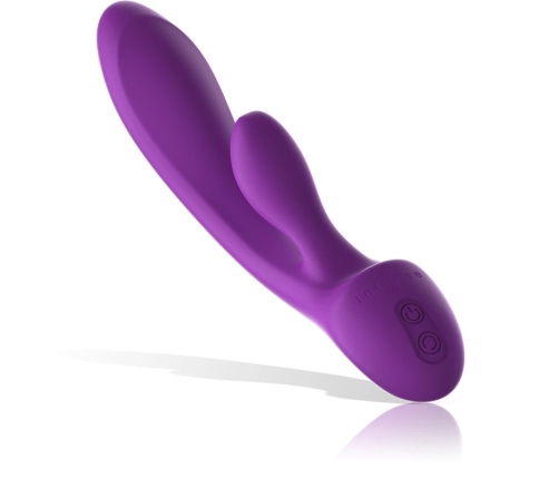 Intense Luigi Liquid Silicone Dual Motor Rabbit, Purple, Waterproof