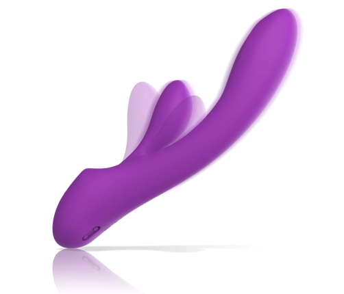 Intense Luigi Liquid Silicone Dual Motor Rabbit, Purple, Waterproof