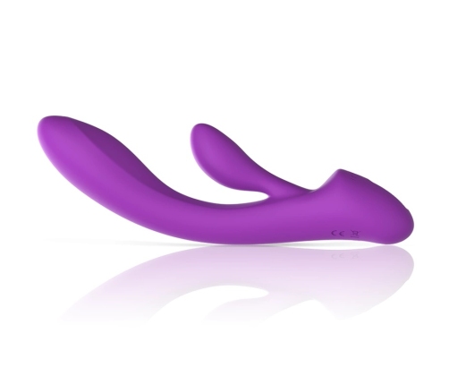 Intense Luigi Liquid Silicone Dual Motor Rabbit, Purple, Waterproof