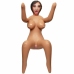 CalExotics Back Door Babe Inflatable Life-Size Intimate Doll, 3 Openings