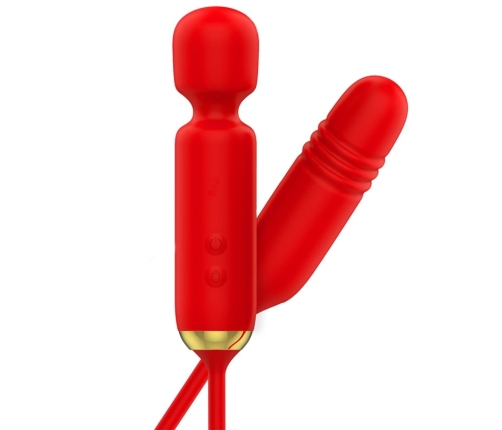 MIA Toscana Double Pleasure Wand - Dual Motor Silicone Massager, Rechargeable