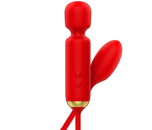 MIA Toscana Double Pleasure Wand & Vibrating Egg - Rechargeable Silicone Set