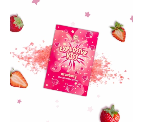Secret Play Strawberry Fizzy Edible Candies 9g Single-Serve Sachet