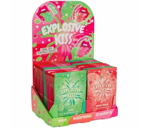 Secret Play Explosive Candy Display 48pcs - Strawberry, Watermelon, Mint