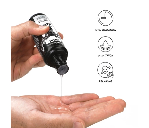 Black Hole Silicone-Based Gel Anal Relaxer 100ml - Long-Lasting Formula