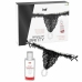 INTT Brazilian Black Lace Panty with Decorative Pearls & Strawberry Gel 50ml