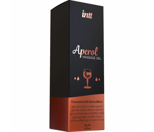 INTT Aperol Massage Gel Intense Heat Effect 30ml - Warming Formula