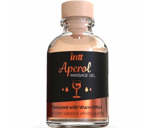 INTT Aperol Massage Gel Intense Heat Effect 30ml - Warming Formula