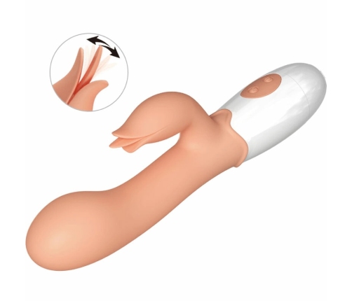 Pretty Love Bloody Mary Dual-Motor Flexible Vibrating Device Flesh Tone