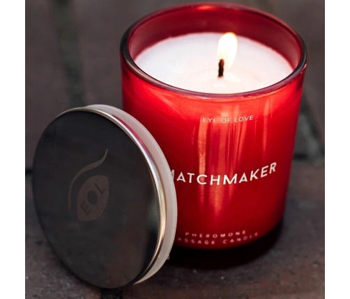 Eye of Love Matchmaker Red Diamond Massage Candle 150ml Cedar & Blackcurrant