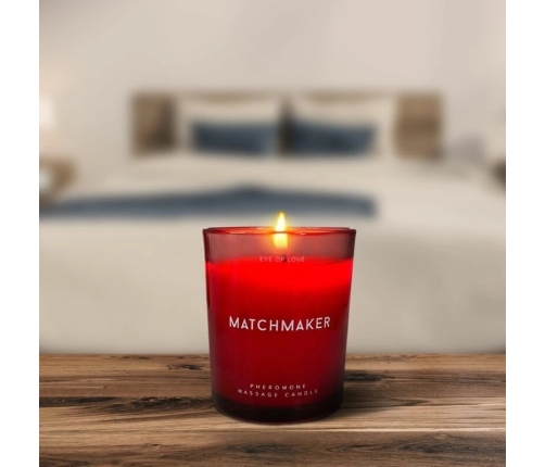Eye of Love Matchmaker Red Diamond Massage Candle 150ml Cedar & Blackcurrant