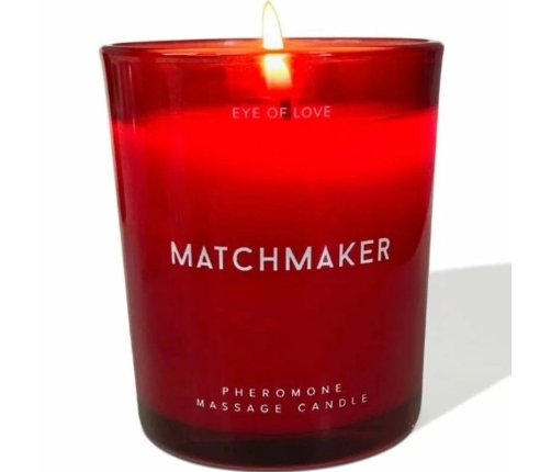 Eye of Love Matchmaker Red Diamond Massage Candle 150ml Cedar & Blackcurrant