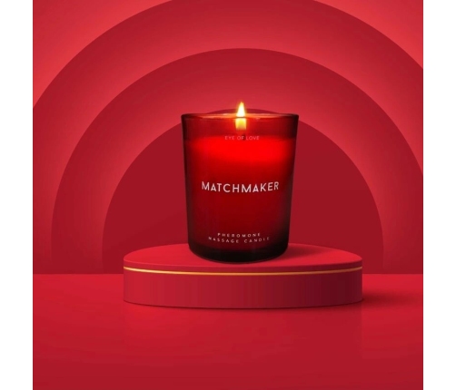 Eye of Love Matchmaker Red Diamond Massage Candle 150ml Cedar & Blackcurrant