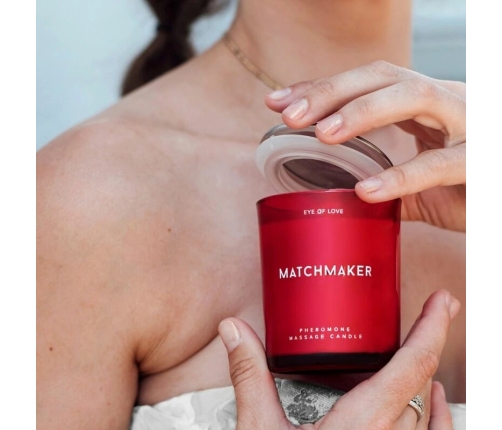 Eye of Love Matchmaker Red Diamond Massage Candle 150ml Cedar & Blackcurrant