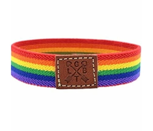 PRIDE BOY Adjustable Luxury Silicone Bracelet Rainbow Colors