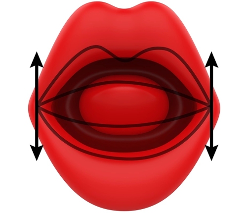 MIA SICILIA Double Action Vibrating Stimulator with Flexible Tongue, Pink