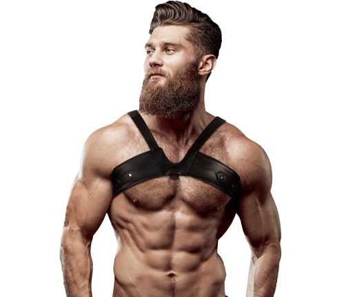 Fetish Submissive Attitude Men's Brigade Eco-Leather Adjustable Chest Harness
