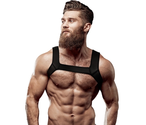 Fetish Submissive Attitude Neoprene Chest Harness for Men Size M