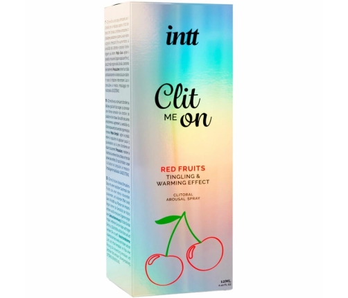 INTT Clit Me On Red Fruits 12ml - Stimulating Spray with Fruity Aroma