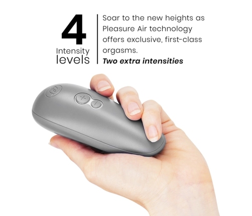 Womanizer Starlet 3 Intimate Air System Grey, 6 Levels, Waterproof