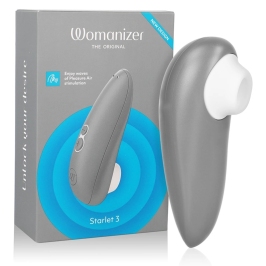 Womanizer Starlet 3 Intimate Air System Grey, 6 Levels, Waterproof
