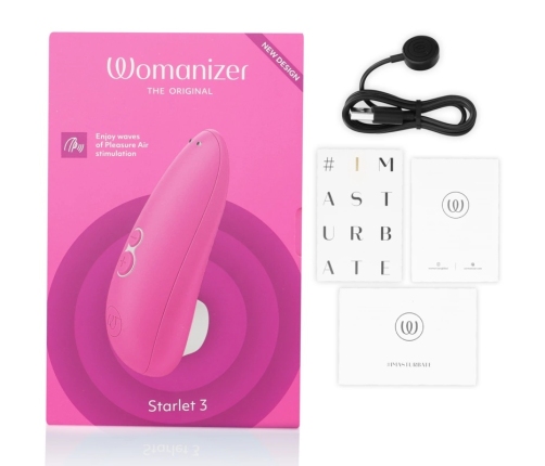 Womanizer Starlet 3 Intimate Air Pulse Device Pink, 6 Intensities, Waterproof