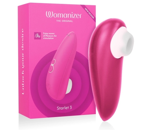 Womanizer Starlet 3 Intimate Air Pulse Device Pink, 6 Intensities, Waterproof