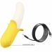 Pretty Love Banana Geek Black Silicone Intimate Device 7 Modes USB