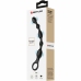 Pretty Love Van Silicone Rechargeable Anal Beads, 10 Modes, Black