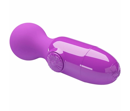 Pretty Love Wonder Mini Wand Massager Purple Silicone Compact Design