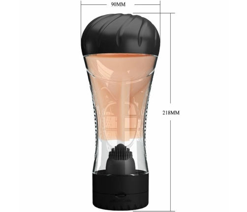 Pretty Love Naomi Vibro Cup - Vibrating Intimate Device, Flesh, 23 cm