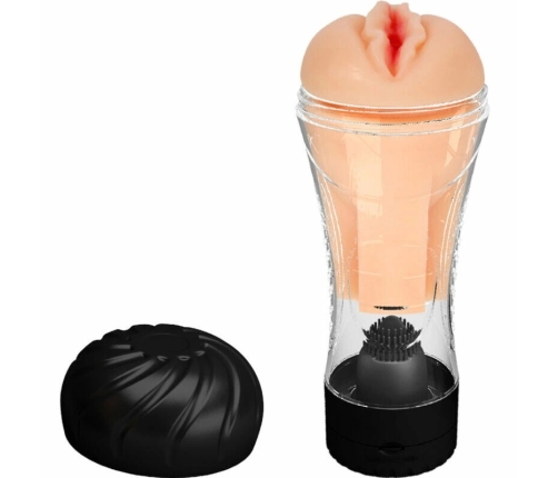 Pretty Love Naomi Vibro Cup - Vibrating Intimate Device, Flesh, 23 cm