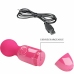 Pretty Love Magenta Mini Personal Massager - Compact Silicone Wand
