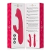 INTENSE DUA Rechargeable Up & Down Vibrator Red Multi-Function 24cm