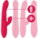 INTENSE DUA Rechargeable Up & Down Vibrator Red Multi-Function 24cm